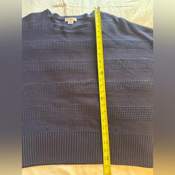 Liz Claiborne Women's Dark Blue Crew, 3/4 sleeves, Neck Sweater, Size 2X NWOT - Picture 11 of 11